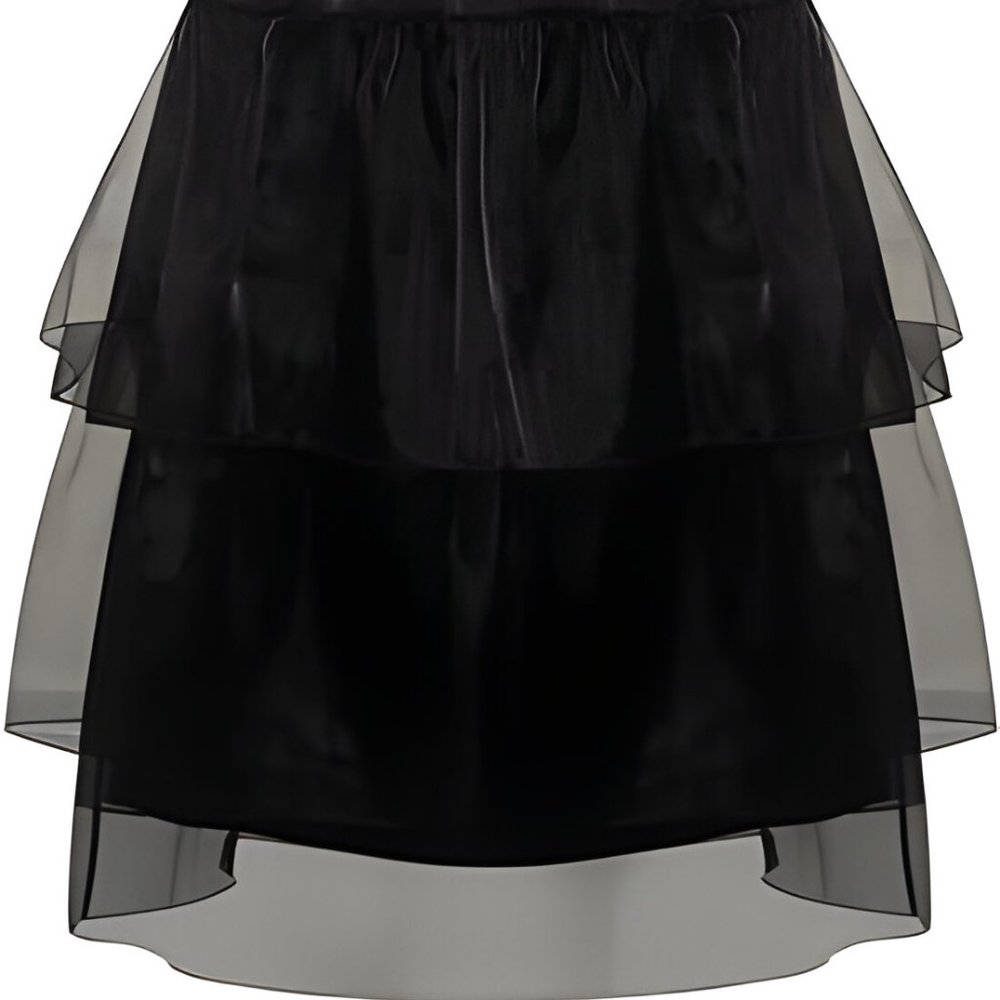 Black Mesh Dress | Addams Mesh Costume for Girls | Stylish Halloween Out… - Picture 10 of 11